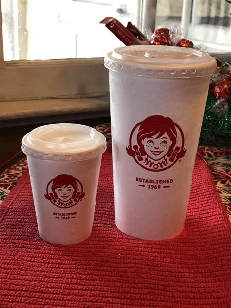 wendy's cup size change.